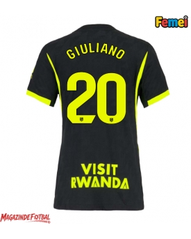 Atletico Madrid Giuliano Simeone #20 Tricou Fotbal Replică 2026-27 Femei Deplasare Atletico Madrid Giuliano Simeone #20 Tricou Fotbal Replică 2026-27 Femei Deplasare